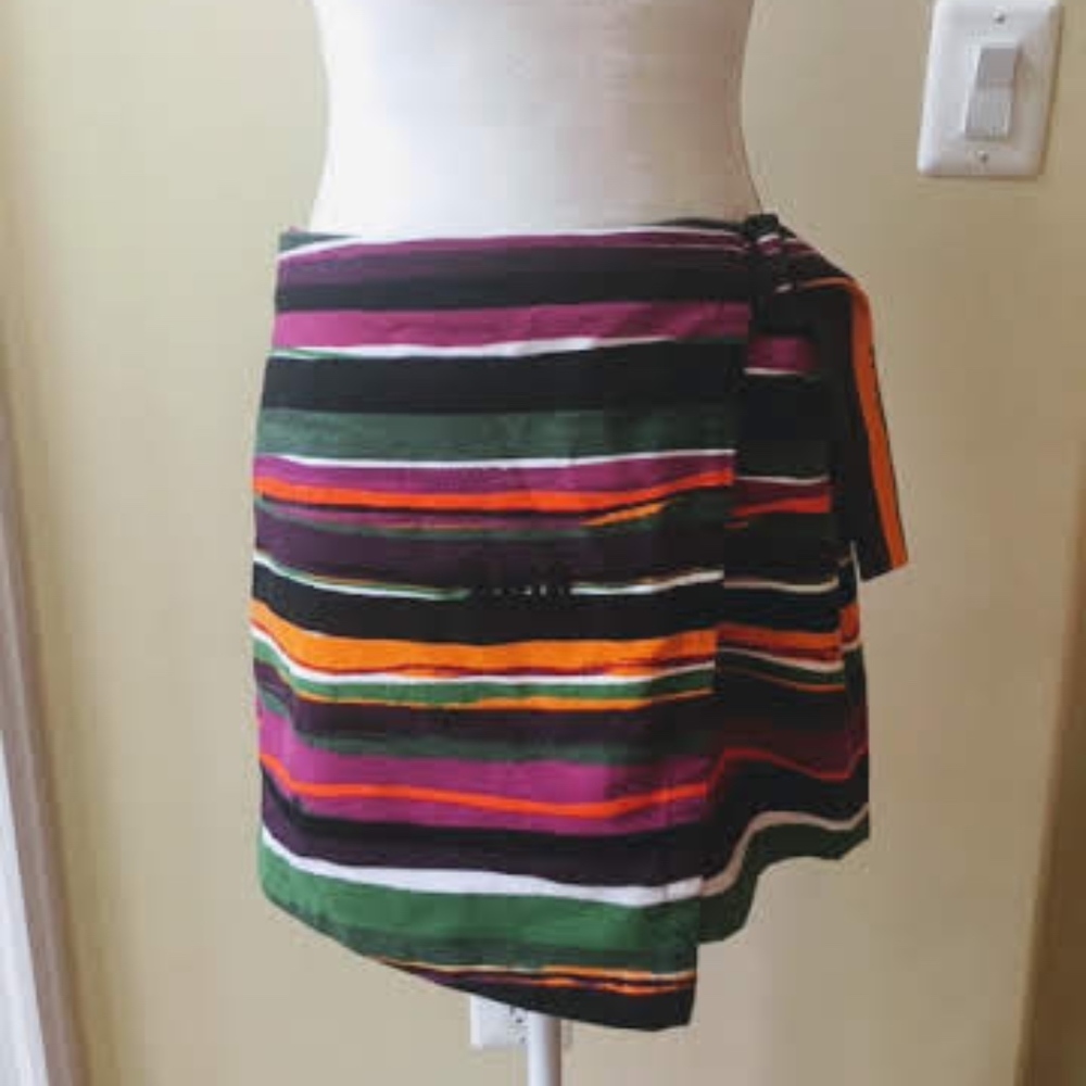 Kate Spade Saturday "Let Loose" Mini Wrap Skirt